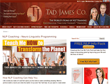 Tablet Screenshot of nlpcoaching.com